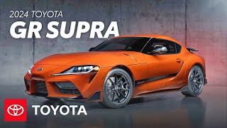 2024 Toyota GR Supra Overview  Toyota [upl. by Eladnyl]