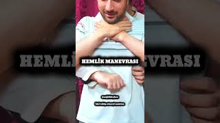 HEMLİK MANEVRASI I MUTLAKA ÖĞRENMELİSİN hayatkurtar [upl. by Milstone]