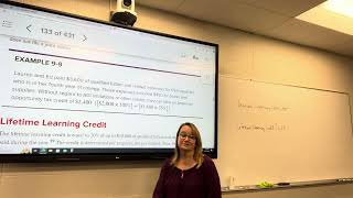 Income Tax Accounting Fall 2024 chapter 9 tax credits LO93 education credits [upl. by Adnyl815]