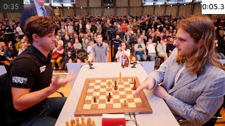 Never Surrender  Richard Rapport vs Magnus Carlsen  Grand Finals Game 2 [upl. by Lindner]