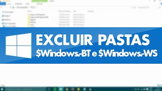 Como excluir â€œWindowsBTâ€ e â€œWindowsWSâ€ no Windows 10 [upl. by Galvin]