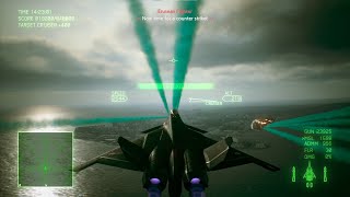 Anchorhead Raid with CFA44 Nosferatu wAdmms and Eml  Ace Combat 7 Ace Difficulty [upl. by Atinet801]