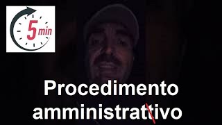 Simone Chiarelli il procedimento amministrativo in 5 minuti [upl. by Karim748]