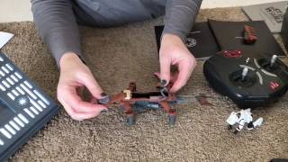 Propel Star Wars Battle Drone Unboxing and First Flight [upl. by Ueihttam748]