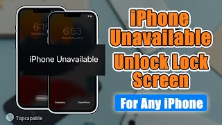 iPhone Shows iPhone Unavailable Lock Screen 100 Fixed How to Unlock iPhone without Passcode [upl. by Sorips]