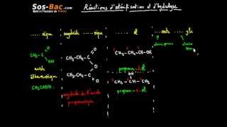 Réactions dEstérification et dHydrolyse cours 3 [upl. by Nannek]