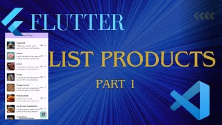 Displaying Products with ListViewbuilder in Flutter  Flutter UI Tutorial [upl. by Eaves828]