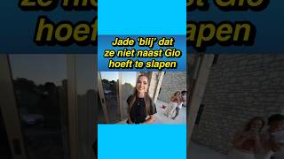 😂😂 Jade ‘blij’ dat ze niet naast Gio hoeft te slapen gio jade vlog [upl. by Abrahan]