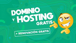 HOSTING y DOMINIO Gratis sin publicidad [upl. by Erdnuaed377]