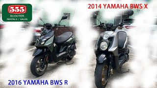 YAMAHA BWS R VS BWS X [upl. by Hadik]