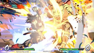 DRAGONBALL FighterZ Bardock SS Vegeta Coola vs SSB Gogeta Vegeta DBS Broly [upl. by Vallie]