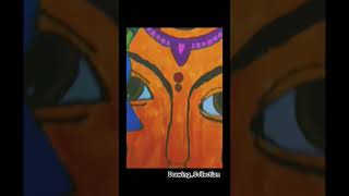 Sun and Moon mandala face art ✨artis mandala mandalaart viralvideo [upl. by Mian]