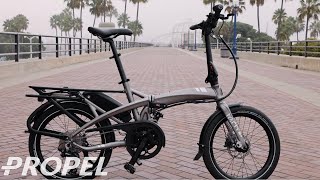 Tern Vektron Folding Electric Bike Review  New Motor and Updates [upl. by Smoht]