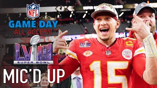 NFL Super Bowl LVIII Micd Up quotI want back to back to backquot  Game Day All Access [upl. by Adalbert]