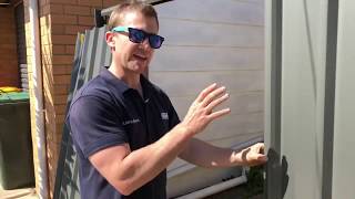 How to install a standard Colorbond fencing panel  Outback Fencing [upl. by Yebloc482]