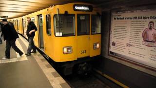 UBahn Berlin Bahnhof Alexanderplatz U2 1080p [upl. by Edrea]