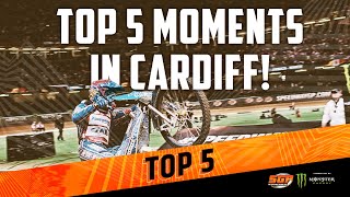 Top 5 Speedway GP Moments In Cardiff 💥 [upl. by Yecaj]