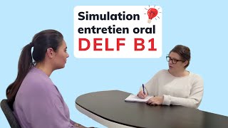 DELF B1  Speaking Test Simulation  Exercise 1 [upl. by Tebasile]