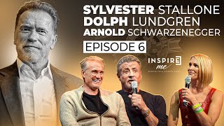 Sylvester Stallone Dolph Lundgren and Arnold Schwarzenegger on stage together IMP Episode 6 [upl. by Brabazon19]