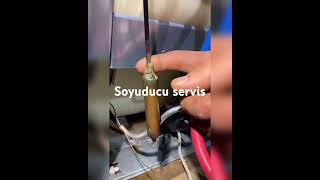 soyuducu qaz vurulmasi 0708039312 soyuducuservis soyuducuustası Soyuducu temiri [upl. by Idnam]