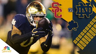 USC vs Notre Dame  EXTENDED HIGHLIGHTS  10142023  NBC Sports [upl. by Minna]