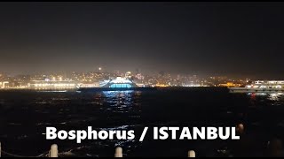 Seara în Istanbul  Bosfor  4K [upl. by Ahtiek]