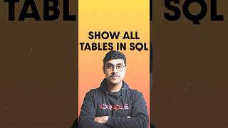 How to SHOW ALL TABLES In Oracle and SQL Server learnsql [upl. by Dnalhsa804]