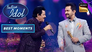 Indian Idol S13  Udit Narayan जी ने अपने बेटे Aditya के लिए गाया प्यारा सा Song  Best Moments [upl. by Eilsel629]