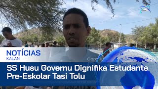 SS Husu Governu Atu Dignifika Estudante Pre Eskolar Tasi Tolu Ne’ebe Sai Vitima ba Eviksaun [upl. by Aneerak]