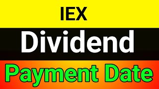 IEX dividend payment date  iex dividend 2023  iex dividend ™iex dividend history [upl. by Ellenij]