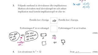 Matematik 1c Nationellt prov HT 2016 del B Lösningar [upl. by Hector207]