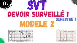 Tronc Commun SVT  Devoir surveillé N° 1 semestre 1  Modéle 2 [upl. by Nnyleuqcaj997]