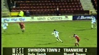 19941210 Swindon Town vs Tranmere Rovers [upl. by Arihaz]