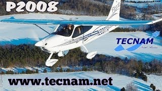 Tecnam P2008 light sport aircraft from Tecnam Aircraft US Sport Aviation Expo Sebring Florida [upl. by Montague]