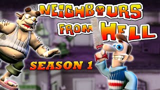 Neighbours From Hell 1  Season 1 100 walkthrough [upl. by Ynitsed]