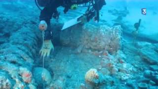 Archéologie sousmarine en baie de Saint Florent [upl. by Hgielrahc]