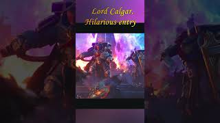 quotLord Calgar Hilarious entryquot Warhammer 40000 Space Marine2 warhammer40kspacemarine2 [upl. by Mcgregor]