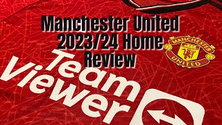 ZVBest1com Manchester United 202324 Home Football Shirt Soccer Jersey Review DHGate Alternate [upl. by Hawkins769]