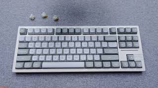 THOCKY and CREAMY keyboard  Gateron Milky Yellow Pro  Galaxy80  sound test [upl. by Hoopen]