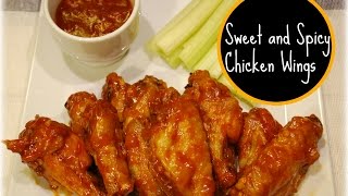 Sweet and Spicy Chicken Wings Recipe [upl. by Haimaj]