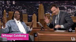 Whoopi Goldberg Preaches HitandRun Hookups Us Weeklys Loose Talk Video [upl. by Yortal]