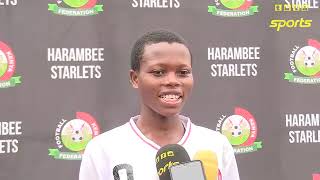 Junior Starlets midfielder Velma Awour says they are ready for any opposition at the U17 World Cup [upl. by Nesila]