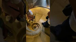 Spiral Staircase of Nativity Tower Sagrada Familia [upl. by Leuamme509]