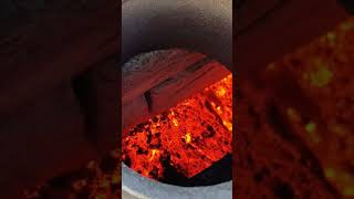 brick kiln firing in high draft bhatta  brick kiln chimney  red brick firing shorts kiln howto [upl. by Droffilc]