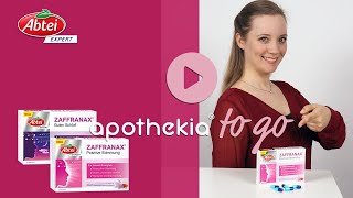 apothekia® To Go Abtei EXPERT ZAFFRANAX® [upl. by Ellicott]