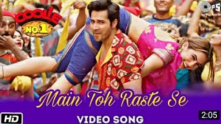 Mirchi Lagi Toh  Coolie No1 Varun DhawanSara Ali Khan Alka Yagnik Kumar Sanu Hindi Dance Song [upl. by Haim729]