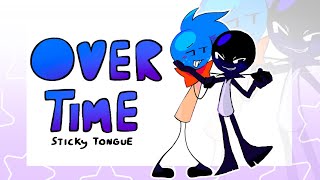 OVERTIME MEME  StickyTongue collab [upl. by Maice132]