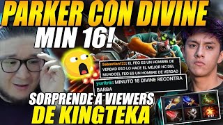 😲El GYRO de PARKER con DIVINE min 17😲sorprende a KINGTEKA y a sus VIEWERS 😲 dota2 [upl. by Ellehsim461]