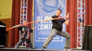 Ray Park Lightsaber Demonstration [upl. by O'Conner991]