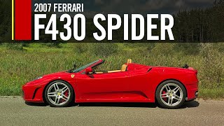 PEAK ANALOG 2007 Ferrari F430 Spider Manual Retro Review [upl. by Tdnerb734]